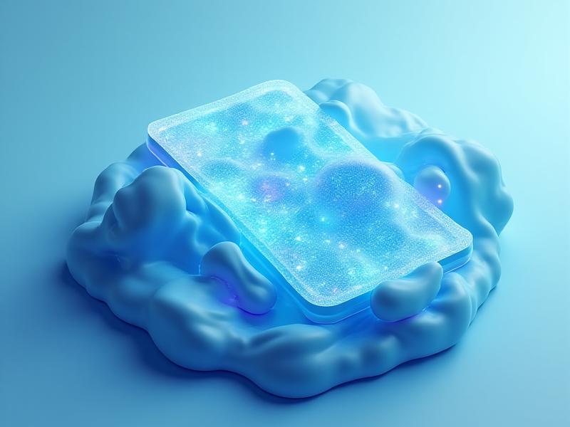 Abstract stylized graphic representing clay being sculpted into a data-driven structure on a digital canvas.