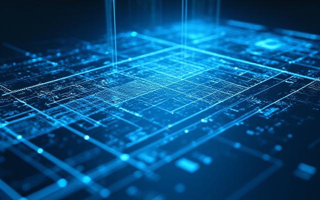 Architectural blueprint of a mobile app, signifying strategic planning