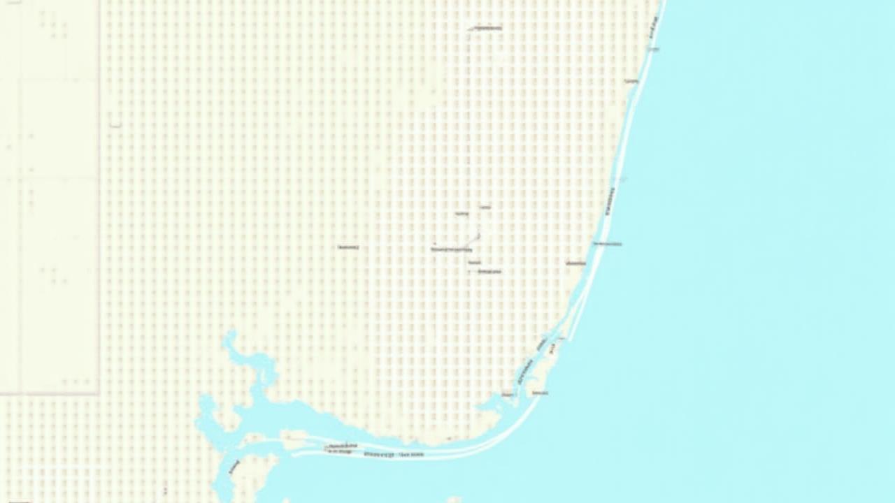Map showing the physical location of Clay Canvas Collective office at Building 246, Road 4603, Block 346, Miami, Florida